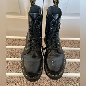 Dr Martens Smooth Leather Platform Boots Jadon